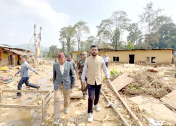 बाढी प्रभावित संरचनाको काम फास्ट ट्र्याकमा अघि बढाउन मन्त्री यादवको निर्देशन