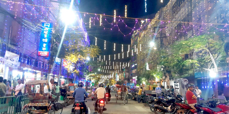 वीरगंजमा दिपावली लक्षित रात्री बजार पुनः संचालन