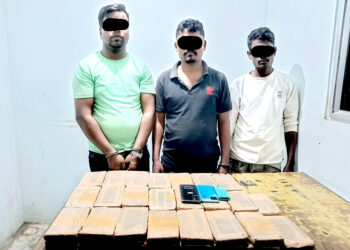 लागुऔषध चरेश सहित तीनजना पक्राउ
