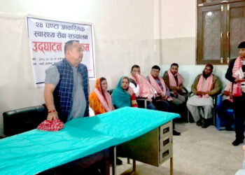 बगही स्वास्थ्य केन्द्रमा २४ घण्टे आकस्मिक सेवा सुरु