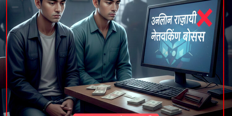 अनलाइन रोजगारीको प्रलोभन देखाई ठगी, नेटवर्किङ व्यवसायको नाममा २६ लाखभन्दा बढी रकम असुली