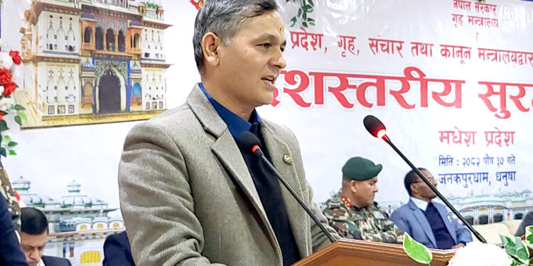 निर्वाचन सफल बनाउनु हाम्रो साझा दायित्व : गृहमन्त्री अर्याल