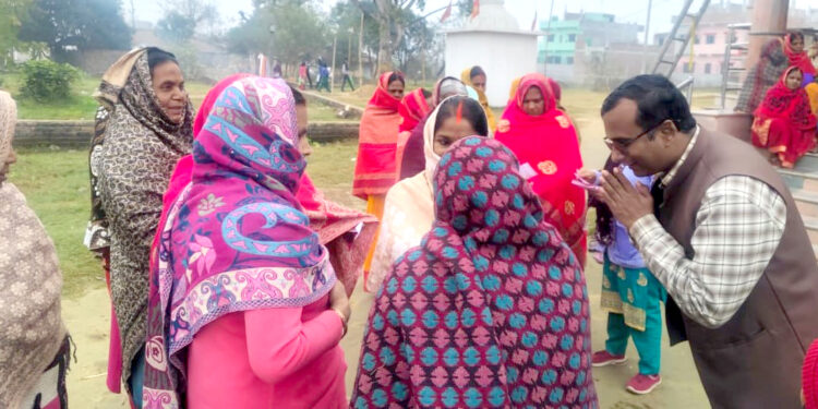 प्रतिनिधिसभा निर्वाचनः सर्राफको घरदैलो अभियान तीब्र, २४ औं घण्टा सेवा र विकासको प्रतिबद्धता