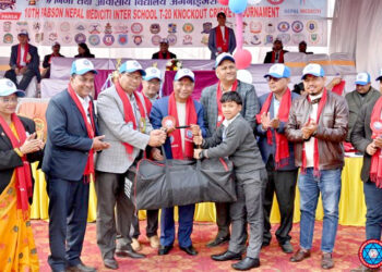 प्याब्सन पर्साको अन्तर-विद्यालय क्रिकेट तथा फुटबल प्रतियोगिता सुरु
