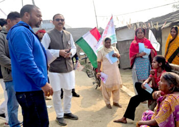 पर्सा २ मा टेमानीको घरदैलो अभियान तीब्र, क्षेत्रको समस्या दीर्घकालीन समाधानको जोड