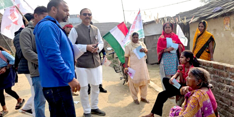 पर्सा २ मा टेमानीको घरदैलो अभियान तीब्र, क्षेत्रको समस्या दीर्घकालीन समाधानको जोड