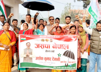 पर्सा-२ मा टेमानीको तीव्र चुनावी दौड, खानेपानीदेखि ढल निकाससम्मका मुद्दामा प्रतिबद्धता