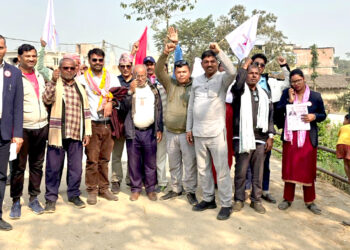 सिए अजय चौरसियाको घरदैलो अभियान, पर्सा-१ मा जनसम्पर्क र विकास एजेन्डा सशक्त