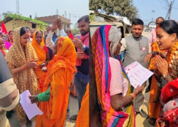 पर्सा–२ मा एमाले उम्मेदवार रीमा यादवको घरदैलो, विकास र रोजगारीलाई प्राथमिकता