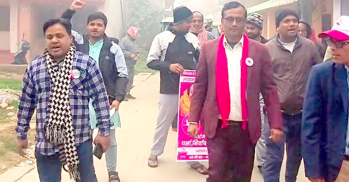 ओमप्रकाश सरार्फको घरदैलो, युवालाई रोजगारी र महिलालाई आयआर्जनमा जोड्ने प्रतिबद्धता