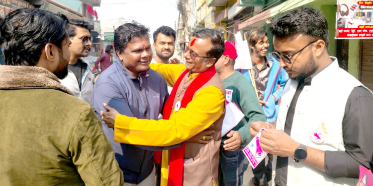 ओमप्रकाश सरार्फको रानीघाट र श्रीपुरमा घरदैलो, खानेपानी र पूर्वाधार सुधार पहिलो प्राथमिकता