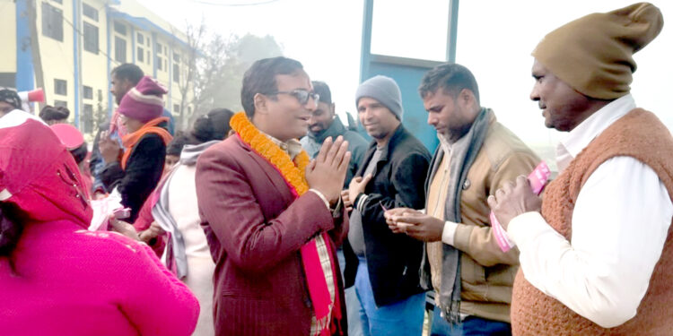 भवानीपुर, इनर्वा र जगरनाथपुरमा ओमप्रकाश सरार्फको घरदैलो