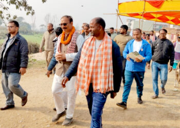 डौकैला-बहुवरीमा अशोक टेमानीको घरदैलो, खानेपानीदेखि कृषि सुधारसम्म प्राथमिकता