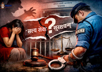 ‘प्रहरी वर्दीभित्र बलात्कारी’ : कार्यालयमै करणीको आरोप ‘सत्य सेवा सुरक्षणम्‌’ नारामाथि गम्भीर प्रश्न !