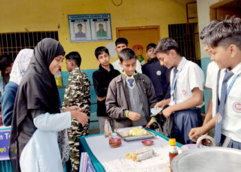 सगरमाथा स्कुलमा ‘फुड फेस्टिभल’: विद्यार्थीका हातमा सीप, मनमा संस्कार