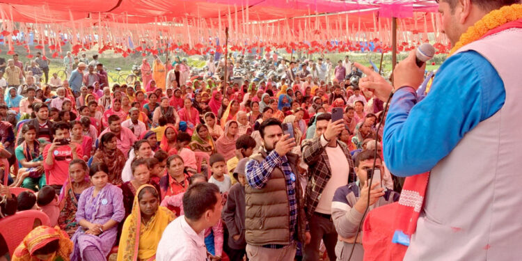 टेढामा रास्वपाको शक्ति प्रदर्शन, पाँच सयभन्दा बढी स्थानीय हरि पन्तको समर्थनमा