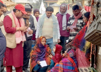 डोकैला र बहुअरीमा चौधरीको जनता दर्शन कार्यक्रम