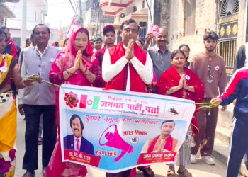 जनमतका सर्राफको घरदैलो अभियान सक्रिय, महिला टोली परिचालन र विकास एजेन्डा अघि