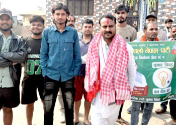 जगरनाथपुरमा उज्यालो नेपालको घरदैलो, रामकिशोर सिंहलाई युवाहरूको भव्य स्वागत