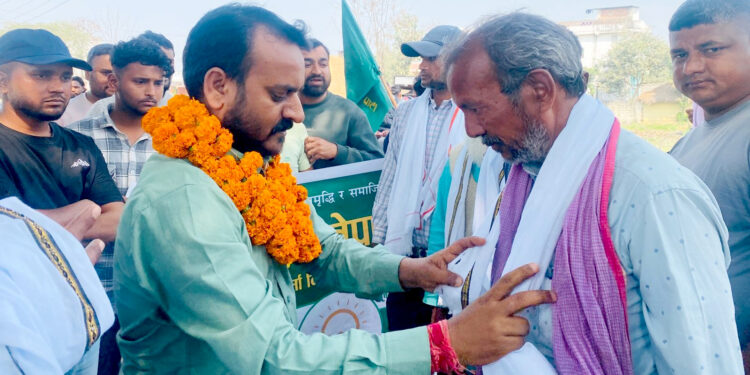 रामकिशोर सिंह (पराग) को घरदैलो, रोजगारी, शिक्षा, स्वास्थ्य र पूर्वाधार सुधार प्राथमिकता