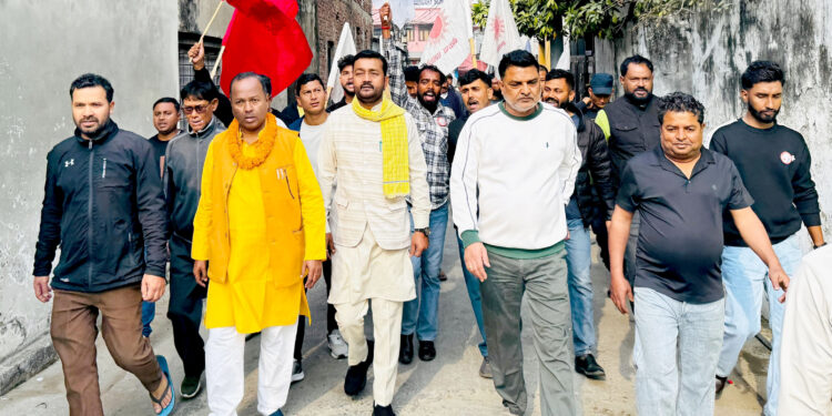 वीरगंज-४, ५ मा प्रदीप यादवको घरदैलो, मतदातासँग प्रत्यक्ष संवाद
