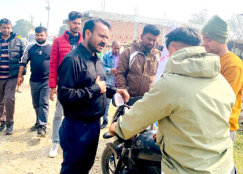 रामबन र तेढामा रामकिशोर सिंह (पराग) को घरदैलो