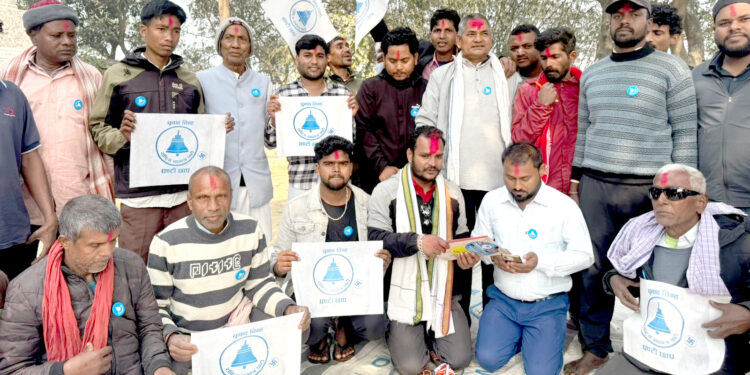 बारा–१ मा धिमालको पक्षमा चुनावी माहोल तात्यो, पिपरामा रास्वपाको संगठन विस्तार