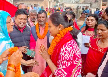 वीरगंज-२६ मा रिमा यादवको उत्साहजनक घरदैलो अभियान