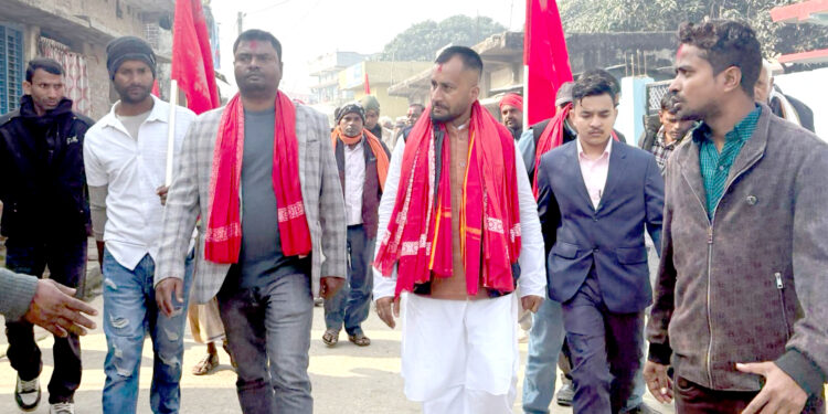पर्सा-३ मा रुपेश पाण्डेको सक्रिय अभियान, घरदैलोमार्फत जनसमर्थन विस्तार
