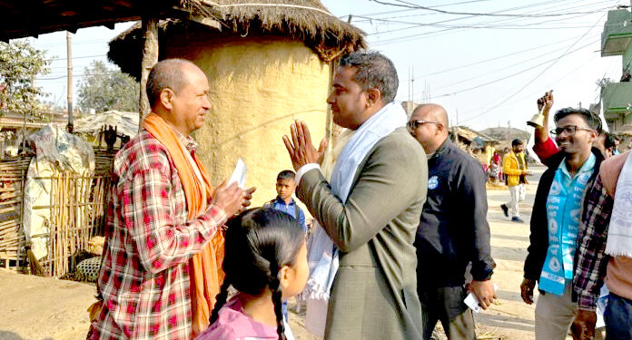 बडेर्वा, तेलिया र फुलवारीयामा सुशील कानुको घरदैलो, भ्रष्टाचारमुक्त देशका लागि घण्टीमा मतदान गर्न अपिल