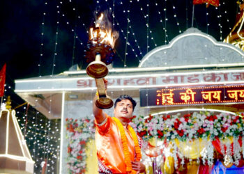 गहवामाईमा भव्य महाआरतीः आस्था, एकता र आध्यात्मिक ऊर्जा एकै थलोमा