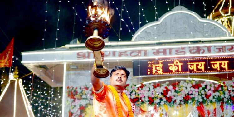 गहवामाईमा भव्य महाआरतीः आस्था, एकता र आध्यात्मिक ऊर्जा एकै थलोमा