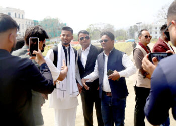 संसद्मा भाषिक विविधताको उत्सव : ६३ सांसदले मातृभाषामा शपथ लिँदै