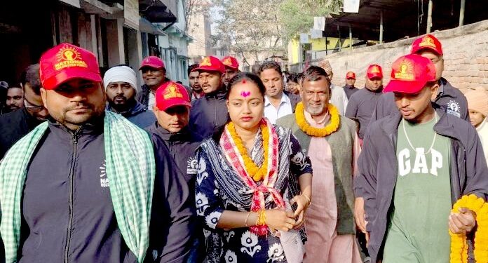 छपकैयामा रिमा यादवको घरदैलो अभियान : उत्साहजनक स्वागत, एमालेका पक्षमा मत माग