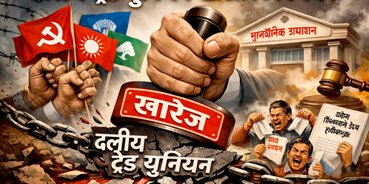 दलीय ट्रेड युनियन खारेजीः सुधारको साहस कि संवैधानिक द्वन्द्व ?