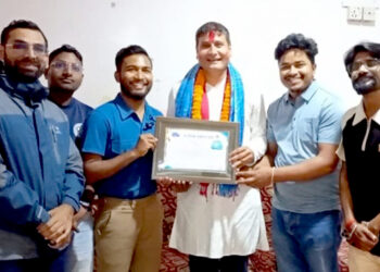 नवनिर्वाचित सांसद पन्तलाई चलचित्र पत्रकार संघद्वारा सम्मान