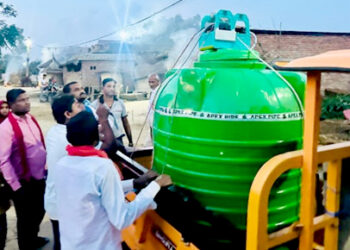 लामखुट्टे नियन्त्रण गर्न औषधि छर्ने अभियान सुरु