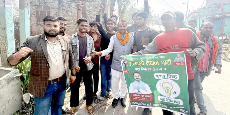 घरदैलोमा जनलहर: पर्सा-१ मा रामकिशोर सिंह ‘पराग’लाई युवाको उत्साहपूर्ण साथ