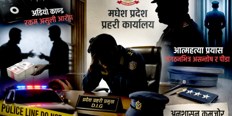 मधेश प्रहरी संकटमाः डीआईजीको कार्यकक्षमै जवानको आत्महत्या प्रयास, नेतृत्वमाथि गम्भीर प्रश्न !