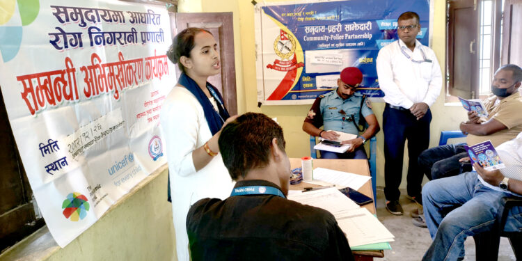 समुदायमा आधारित रोग निगरानी प्रणाली सम्बन्धी अभिमुखीकरण