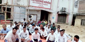 ७ महिनादेखि तलबविहीन कर्मचारी आन्दोलनमा, छिपहरमाई गाउँपालिका कार्यालयमा तालाबन्दी