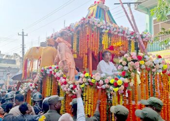 हजारौँ श्रद्धालुको सहभागिता वीरगंजमा श्री जगन्नाथ रथ यात्रा निकालियो