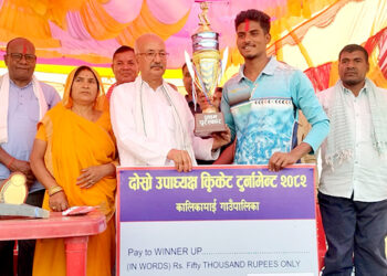 कालिकामाई उपमेयर कप टी–२०ः पोखरिया क्रिकेट क्लबको रोमाञ्चक जित