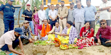 नेपाल पत्रकार महासंघ मधेश प्रदेशको आफ्‌नै भवनको शिलान्यास