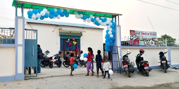 लङ्गडीमा सुविधासम्पन्न ‘पर्सा भिलेज रिसोर्ट’ संचालनमा