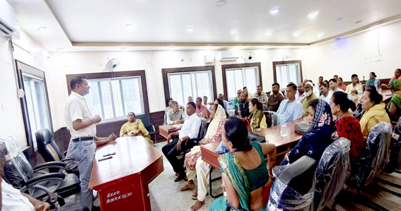 वीरगंज महानगर कार्यवाहक प्रमुख र सम्पूर्ण वडासदस्यहरुबीच अन्तरक्रिया