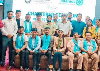 मिनिल्याण्ड स्कुलमा इन्टरएक्ट क्लब स्थापना, विद्यार्थी नेतृत्व विकासमा जोड