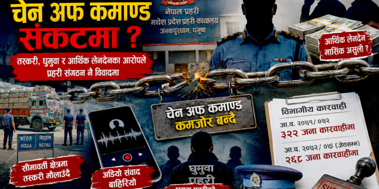 चेन अफ कमाण्ड कि ‘सेटिङ’को शासन ? मधेश प्रहरीको विश्वसनीयतामाथि गम्भीर प्रश्न !