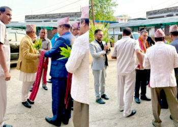 प्रधान न्यायाधीश डा. शर्मा गृह नगर वीरगंजमा, उच्च र जिल्ला अदालतको गरे अवलोकन