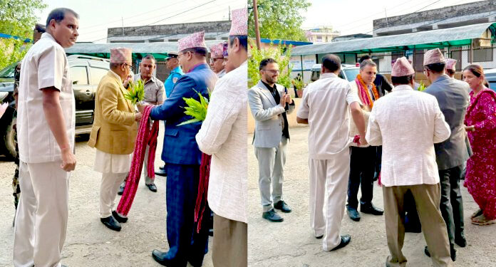 प्रधान न्यायाधीश डा. शर्मा गृह नगर वीरगंजमा, उच्च र जिल्ला अदालतको गरे अवलोकन